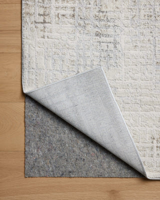 Loloi Hollis HOL-03 Ivory / Stone Area Rug Backing Image