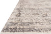 Loloi Homage HOM-01 Graphite/Beige Area Rug Corner Image