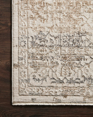 Loloi Homage HOM-02 Beige/Grey Area Rug Corner Image