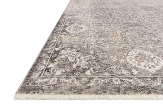 Loloi Homage HOM-03 Stone/Ivory Area Rug Corner Image