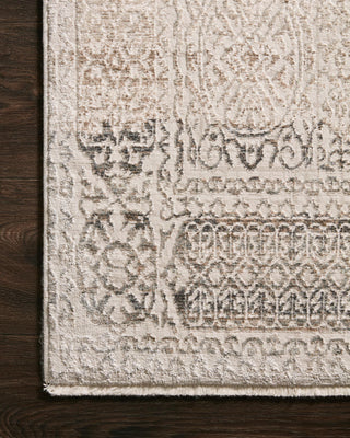 Loloi Homage HOM-05 Ivory/Silver Area Rug Corner Image
