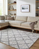 Livabliss Honour HON-2302 The Prominent Colors In Rug Are: Light Gray Area Room Scene