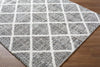 Livabliss Honour HON-2303 Charcoal Area Rug Corner Shot