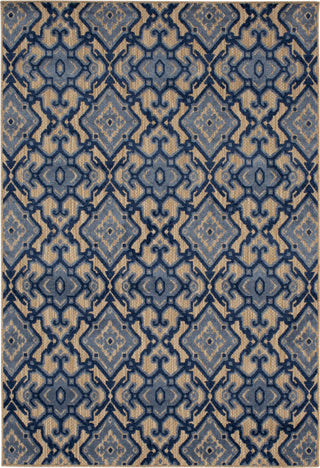 Karastan Cabana Hope Isle Blue Area Rug