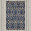 Karastan Cabana Hope Isle Blue Area Rug