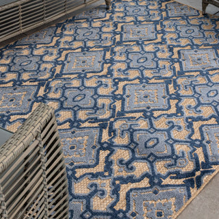 Karastan Cabana Hope Isle Blue Area Rug