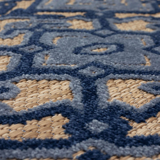 Karastan Cabana Pristine Cove Blue Area Rug