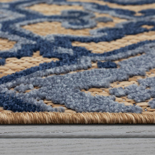 Karastan Cabana Pristine Cove Blue Area Rug