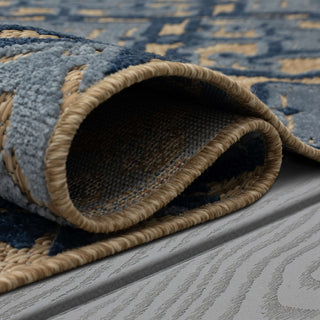 Karastan Cabana Pristine Cove Blue Area Rug