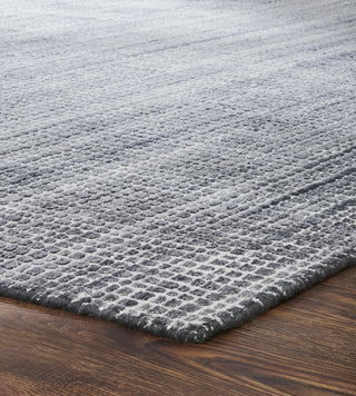 Ancient Boundaries Houston HOU-1225 Steel/White Area Rug Alternative Image