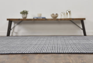 Ancient Boundaries Houston HOU-1225 Steel/White Area Rug Alternative Image