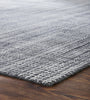 Ancient Boundaries Houston HOU-1225 Steel/White Area Rug Corner Image