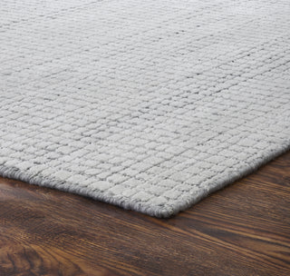 Ancient Boundaries Houston HOU-1226 White/Granite Area Rug Corner Image