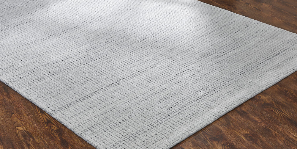 featured Ancient Boundaries Houston HOU-1226 White/Granite Area Rug Floor Image