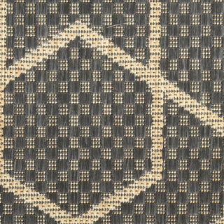 Nourison Horizon Indoor/Outdoor HOZ01 Charcoal Area Rug Corner Image