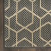 Nourison Horizon Indoor/Outdoor HOZ01 Charcoal Area Rug main image
