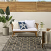 Nourison Horizon Indoor/Outdoor HOZ01 Charcoal Area Rug Swatch Image