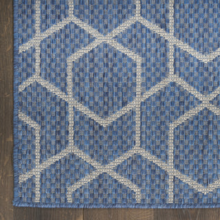 Nourison Horizon Indoor/Outdoor HOZ01 Denim Area Rug main image
