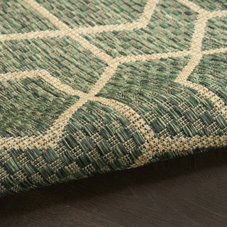 Nourison Horizon Indoor/Outdoor HOZ01 Green Area Rug Detail Image