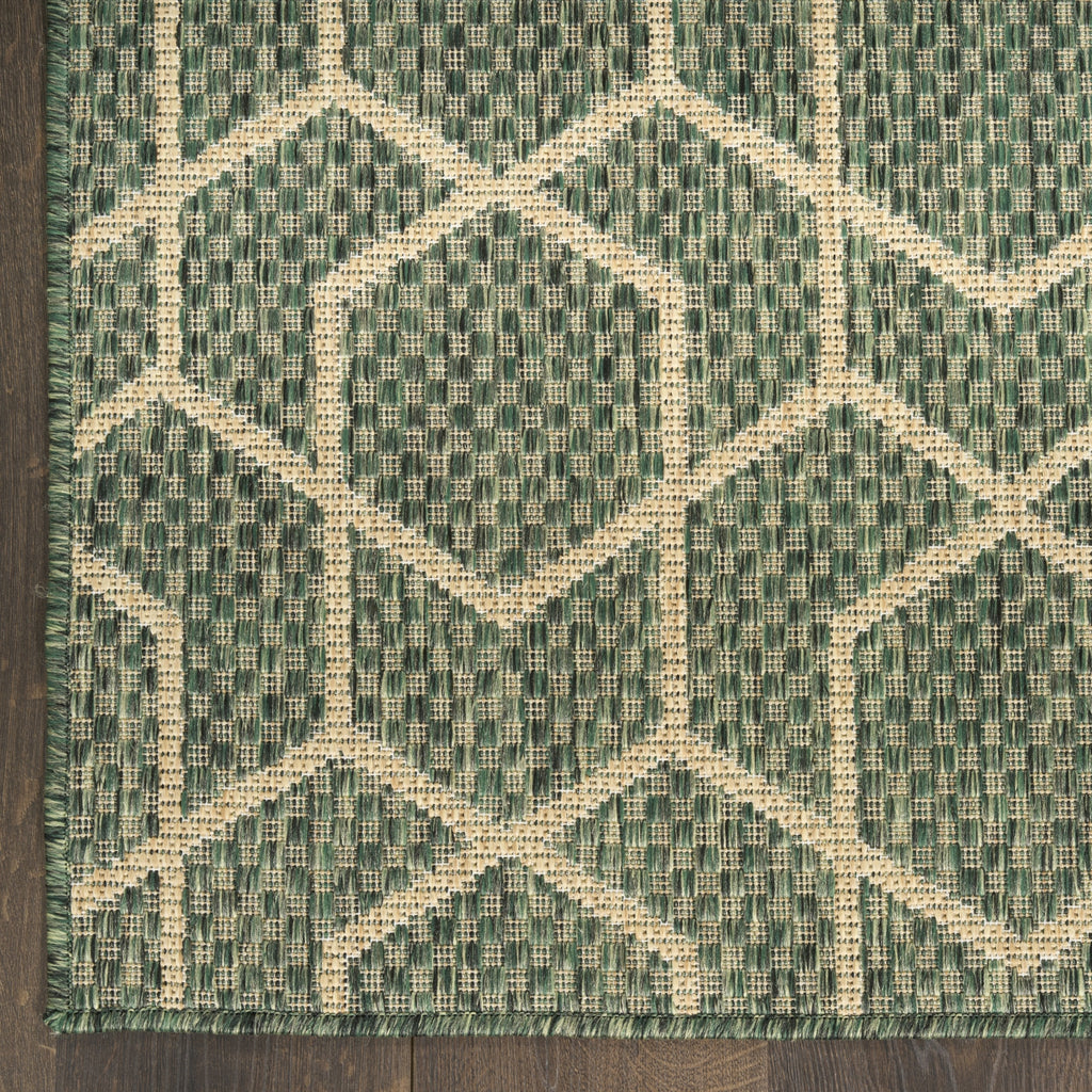 Nourison Horizon Indoor/Outdoor HOZ01 Green Area Rug main image