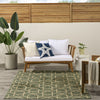 Nourison Horizon Indoor/Outdoor HOZ01 Green Area Rug Swatch Image