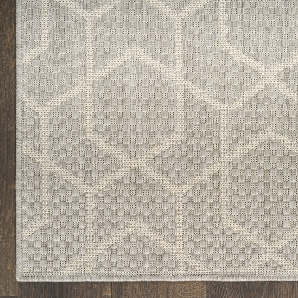 Nourison Horizon Indoor/Outdoor HOZ01 Grey Area Rug main image