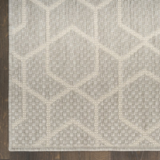 Nourison Horizon Indoor/Outdoor HOZ01 Grey Area Rug main image