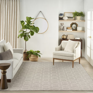 Nourison Horizon Indoor/Outdoor HOZ01 Grey Area Rug Swatch Image