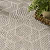 Nourison Horizon Indoor/Outdoor HOZ01 Grey Area Rug Texture Image