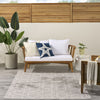 Nourison Horizon Indoor/Outdoor HOZ01 Grey Area Rug Swatch Image