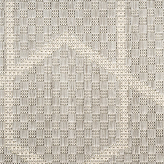 Nourison Horizon Indoor/Outdoor HOZ01 Grey Area Rug Corner Image