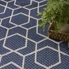 Nourison Horizon Indoor/Outdoor HOZ01 Navy Area Rug Texture Image