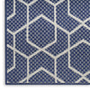 Nourison Horizon Indoor/Outdoor HOZ01 Navy Area Rug Corner Image