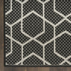 Nourison Horizon Indoor/Outdoor HOZ01 Black Area Rug 