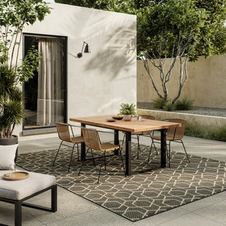 Nourison Horizon Indoor/Outdoor HOZ01 Charcoal Area Rug 
