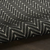Nourison Horizon Indoor/Outdoor HOZ02 Black Area Rug Detail Image