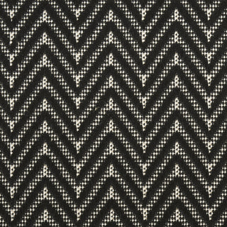 Nourison Horizon Indoor/Outdoor HOZ02 Black Area Rug Corner Image