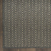 Nourison Horizon Indoor/Outdoor HOZ02 Charcoal Area Rug main image