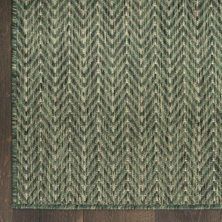 Nourison Horizon Indoor/Outdoor HOZ02 Green Area Rug main image