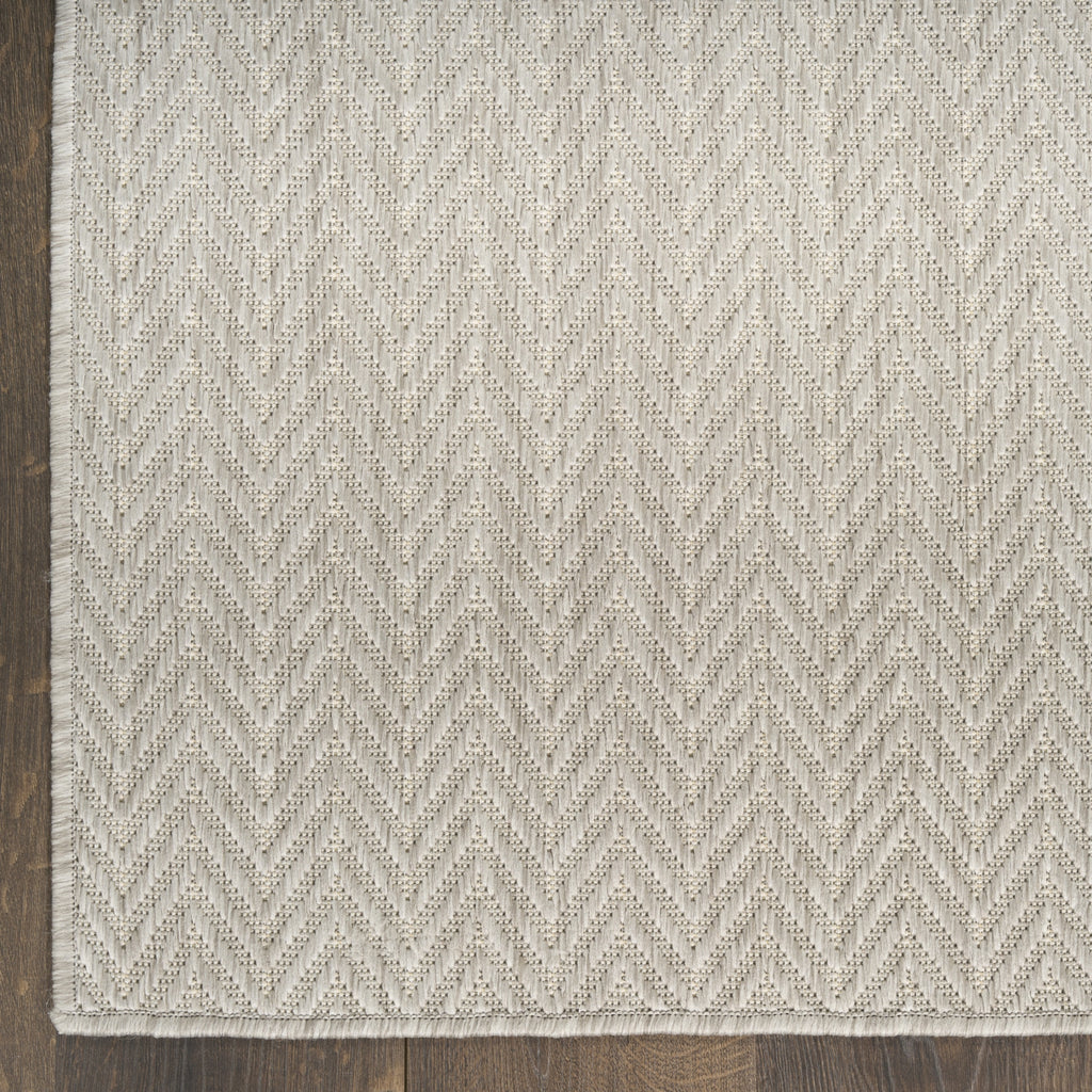 Nourison Horizon Indoor/Outdoor HOZ02 Grey Area Rug main image