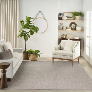 Nourison Horizon Indoor/Outdoor HOZ02 Grey Area Rug Swatch Image