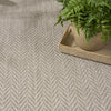 Nourison Horizon Indoor/Outdoor HOZ02 Grey Area Rug Texture Image
