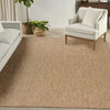 Nourison Horizon Indoor/Outdoor HOZ02 Natural Area Rug Corner Image