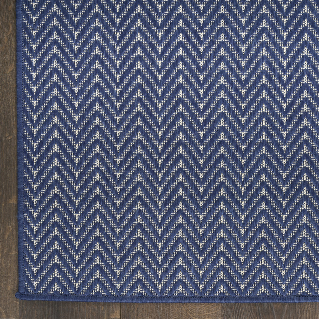Nourison Horizon Indoor/Outdoor HOZ02 Navy Area Rug main image