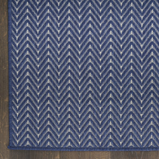 Nourison Horizon Indoor/Outdoor HOZ02 Navy Area Rug main image