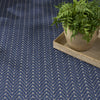 Nourison Horizon Indoor/Outdoor HOZ02 Navy Area Rug Texture Image