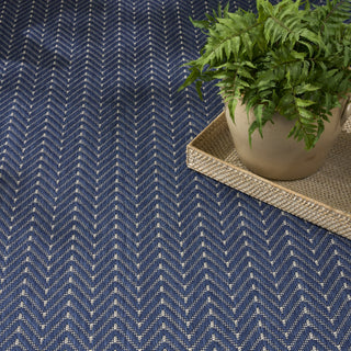 Nourison Horizon Indoor/Outdoor HOZ02 Navy Area Rug Texture Image
