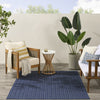 Nourison Horizon Indoor/Outdoor HOZ02 Navy Area Rug Swatch Image