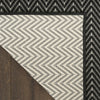 Nourison Horizon Indoor/Outdoor HOZ02 Black Area Rug 
