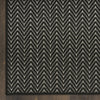 Nourison Horizon Indoor/Outdoor HOZ02 Black Area Rug 
